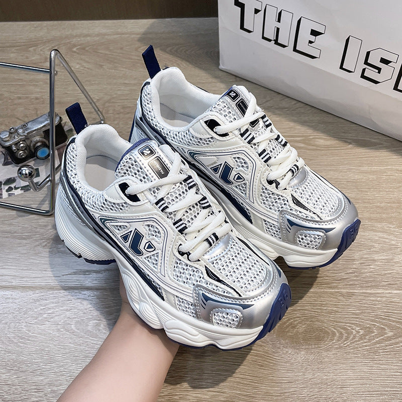 Amanda – Chaussures à Semelles Compensées en Maille pour l'Été