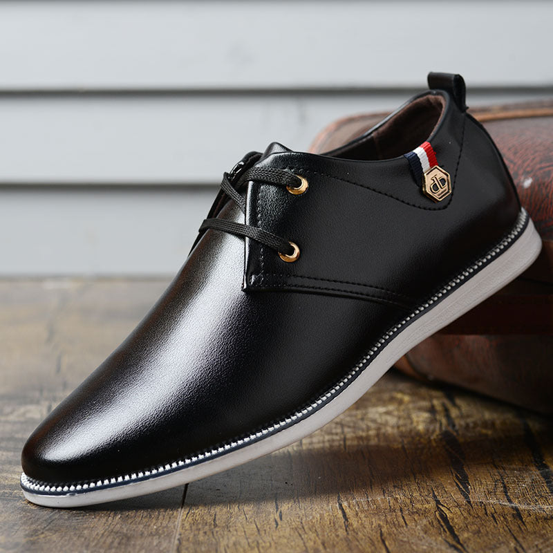 Bryan – Chaussures Respirantes en Cuir Végan avec Semelles Souples