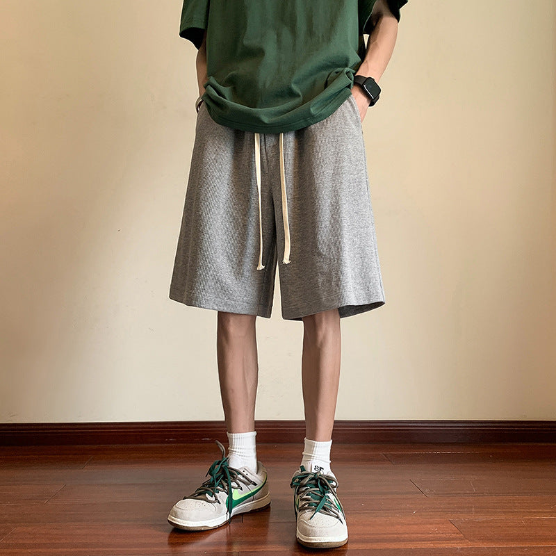 Doug – Shorts Basique à Motif Waffle pour Homme