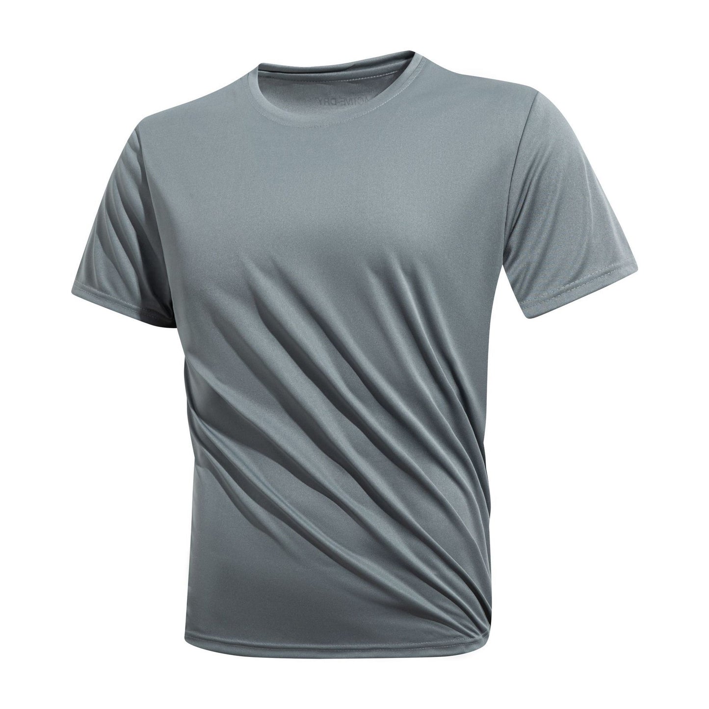 Hugh – T-shirt en soie glacée pour hommes, séchage rapide
