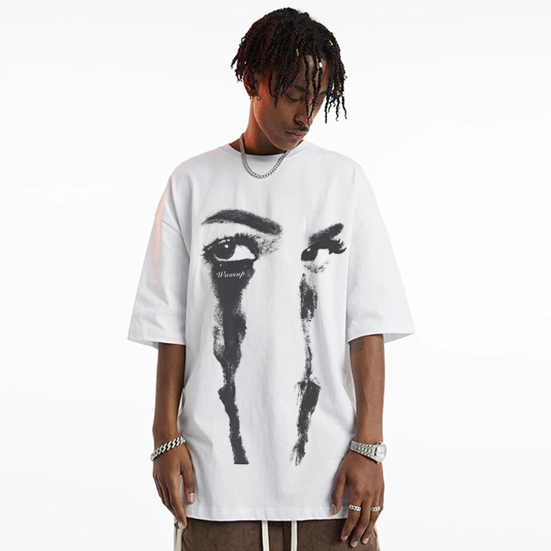 Clive – T-shirt vintage ample en coton pour garçons