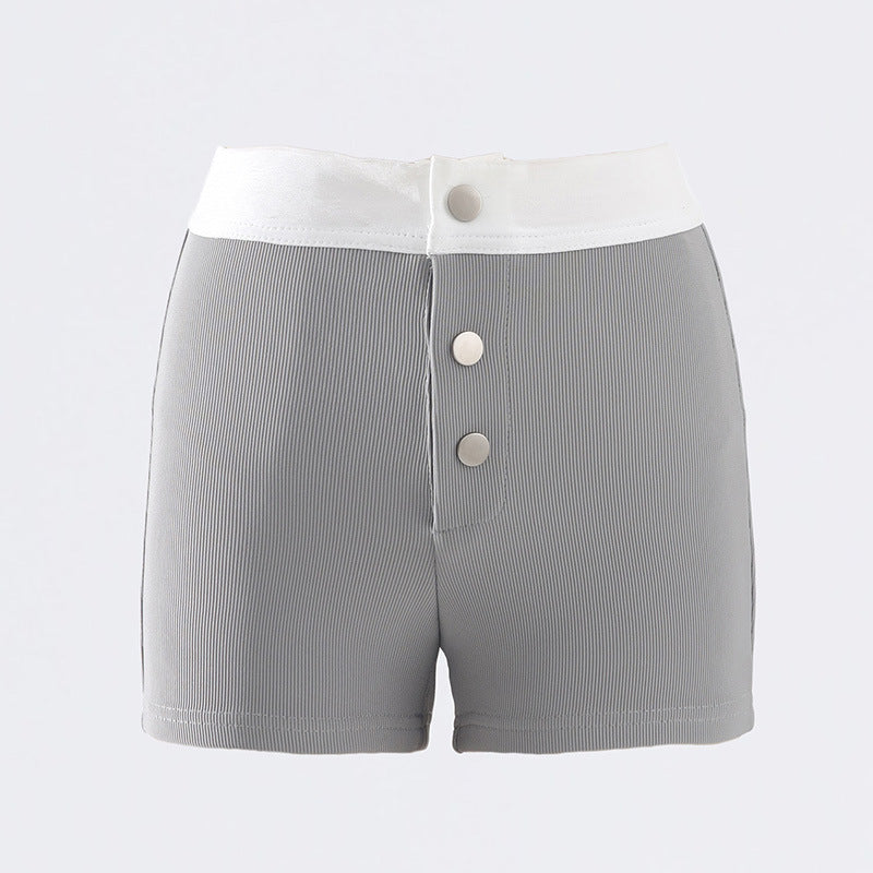 Jessie – Shorts Décontractés Colorblock