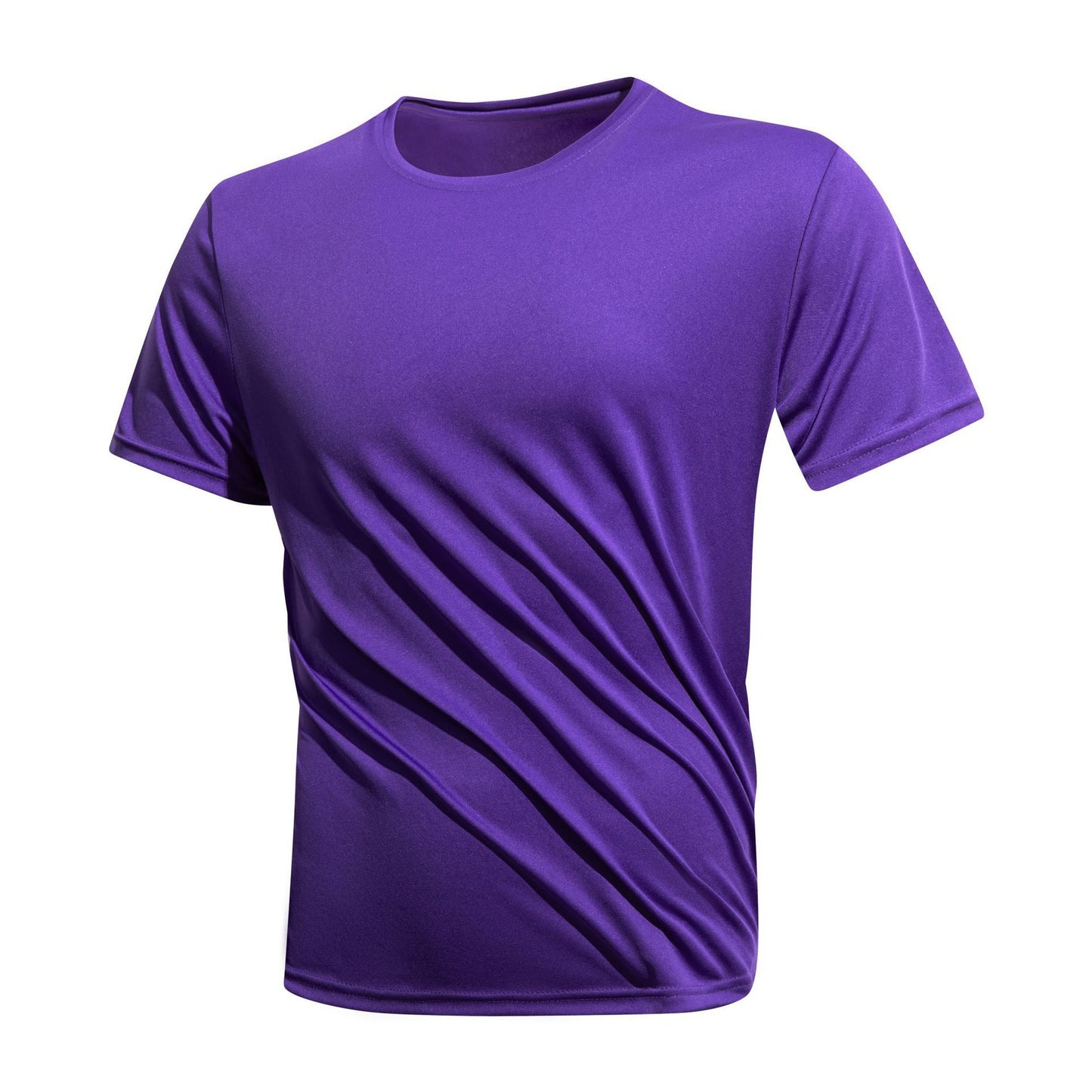 Hugh – T-shirt en soie glacée pour hommes, séchage rapide