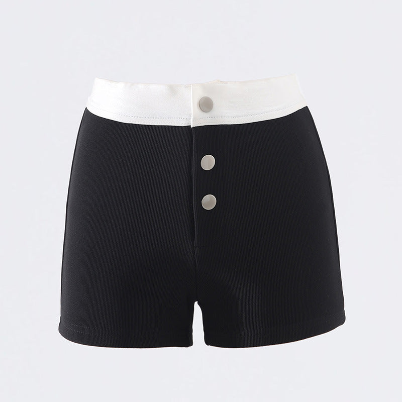 Jessie – Shorts Décontractés Colorblock