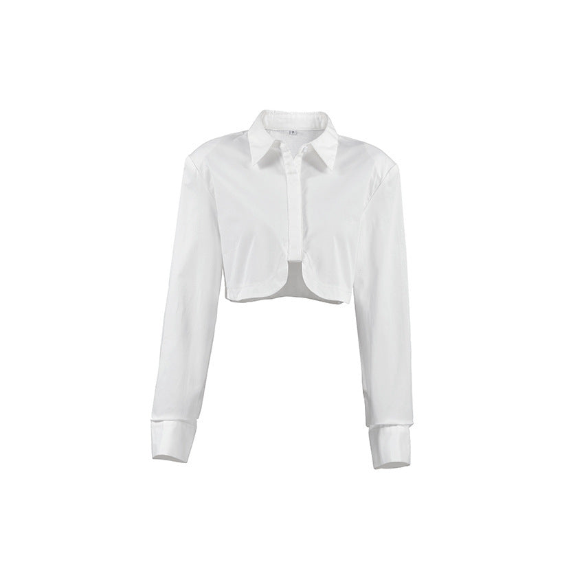 Elizabeth – Chemise Minimaliste Blanche pour le Commute