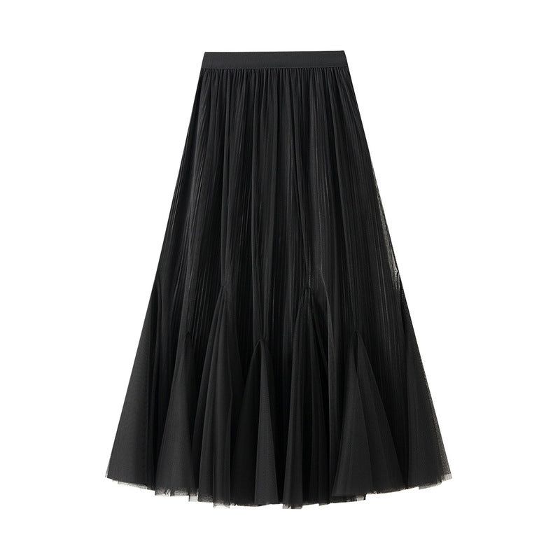 Heidi – Jupe Sirène en Tulle Rétro Automne