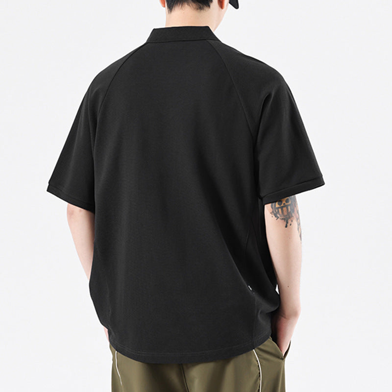 Dominic – T-shirt Ample Demi-manche Grande Taille