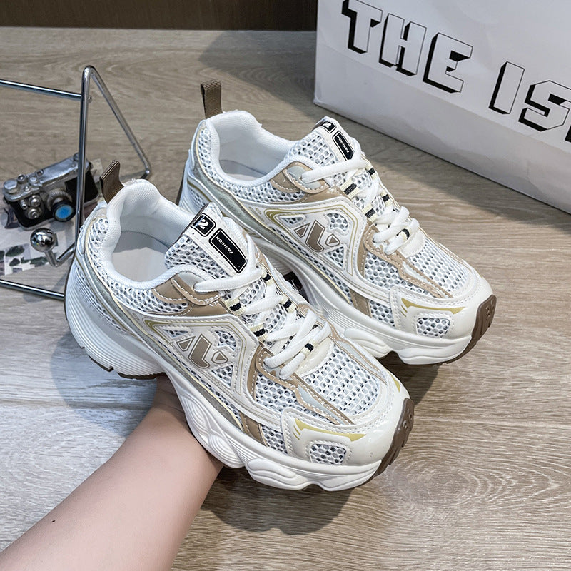 Amanda – Chaussures à Semelles Compensées en Maille pour l'Été