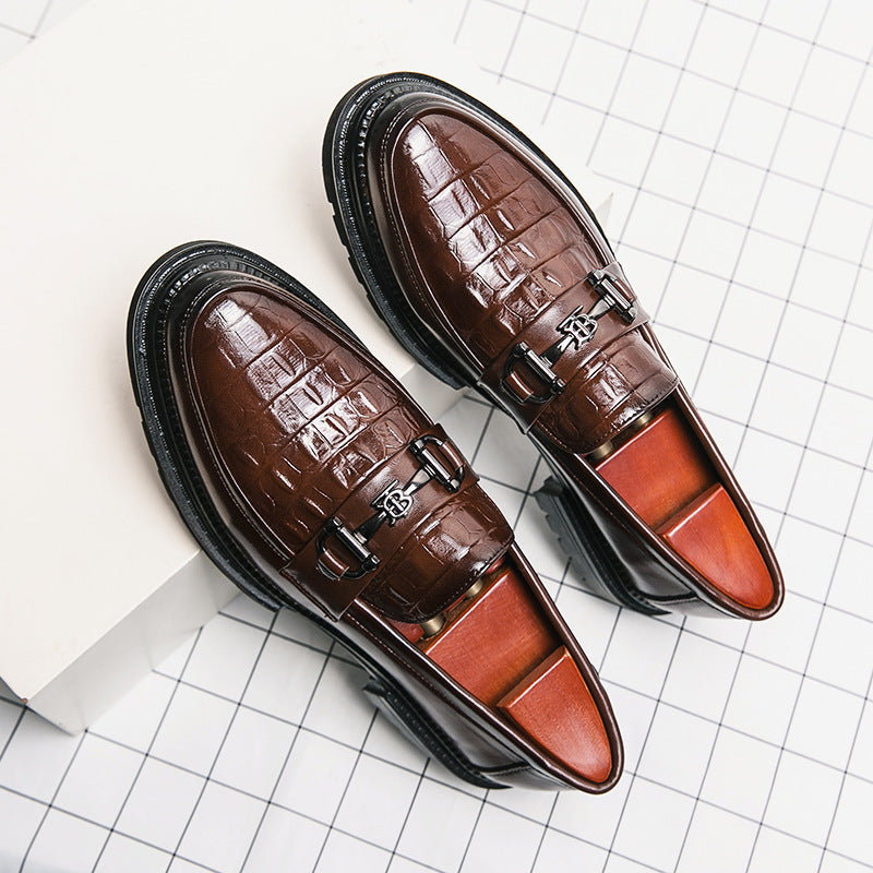Stephen – Chaussures de Style Coréen à Bout Pointu pour Hommes