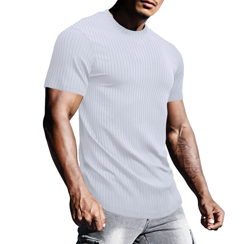 Norman – T-shirt sportif ajusté à manches courtes