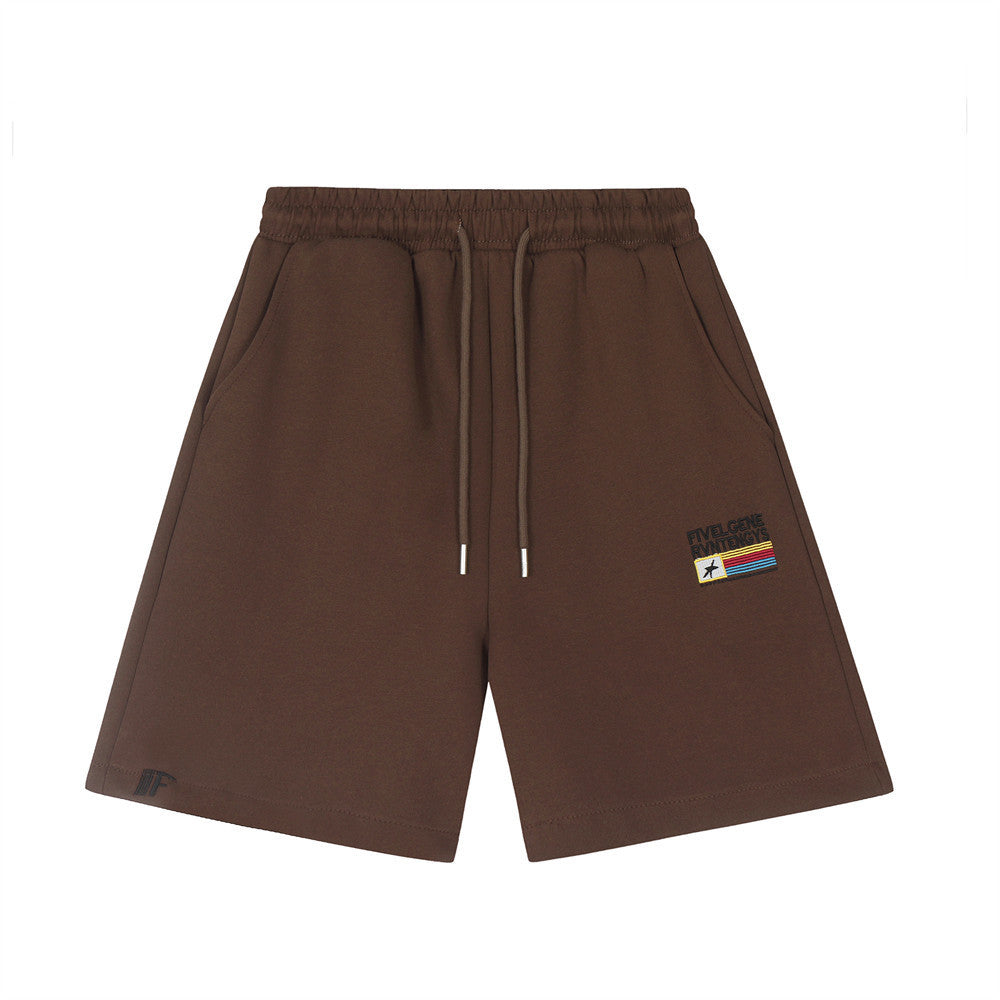 Richard – Shorts Amples pour Jeunes avec Lettres Brodées