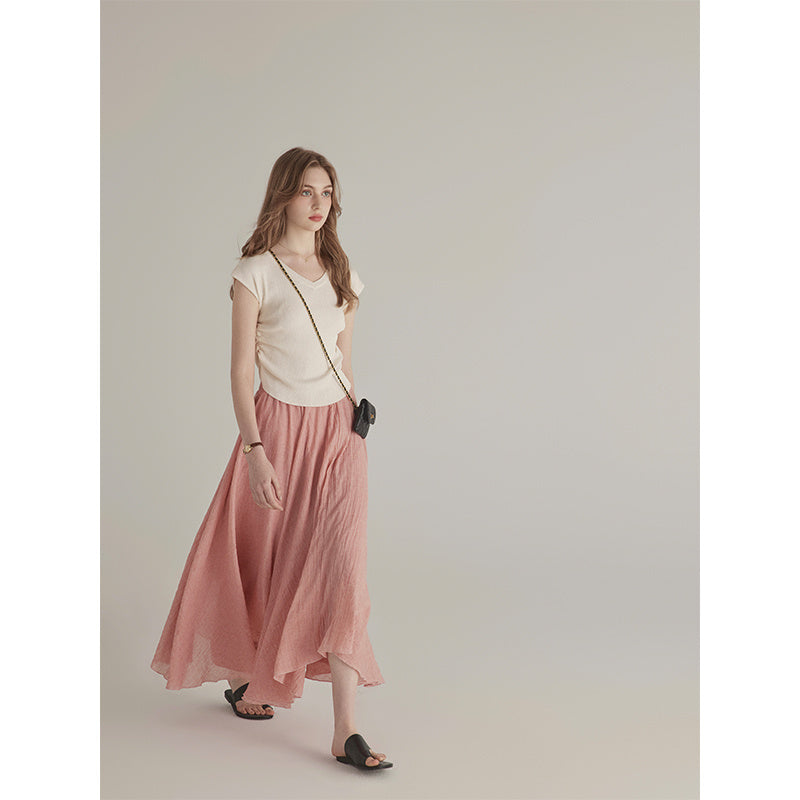 Anne – Robe d'Été Slim et Design Irrégulier
