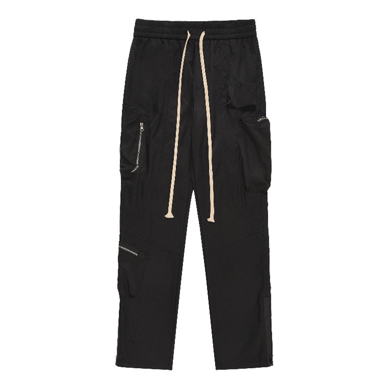 Isaac – Pantalon Cargo Multi-poches Style Mécanique