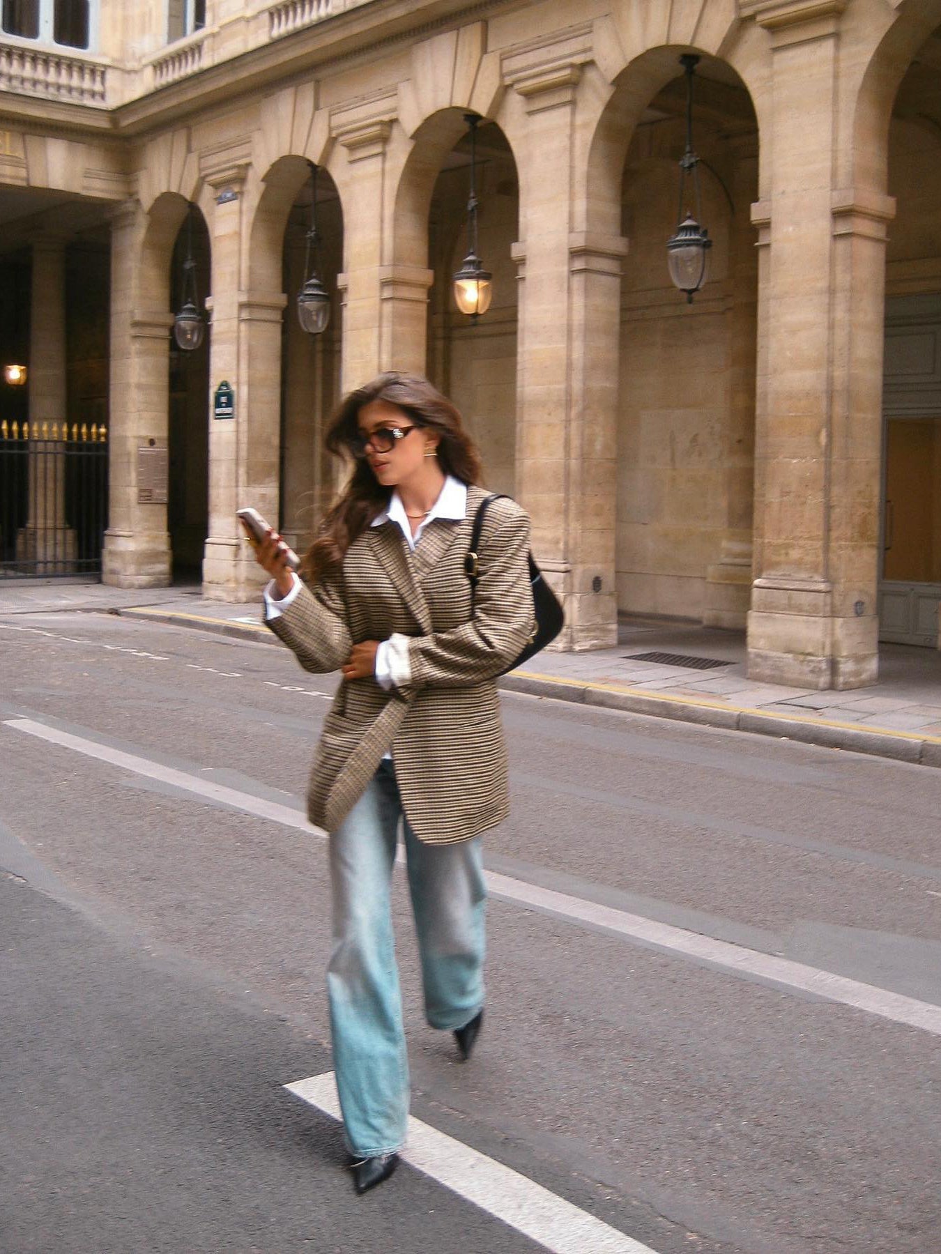 Patricia – Blazer à carreaux élégant