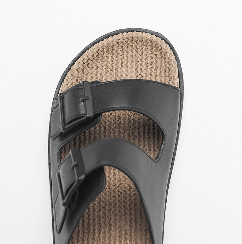 Grant – Chaussons Décontractés en Corde de Chanvre Élastique