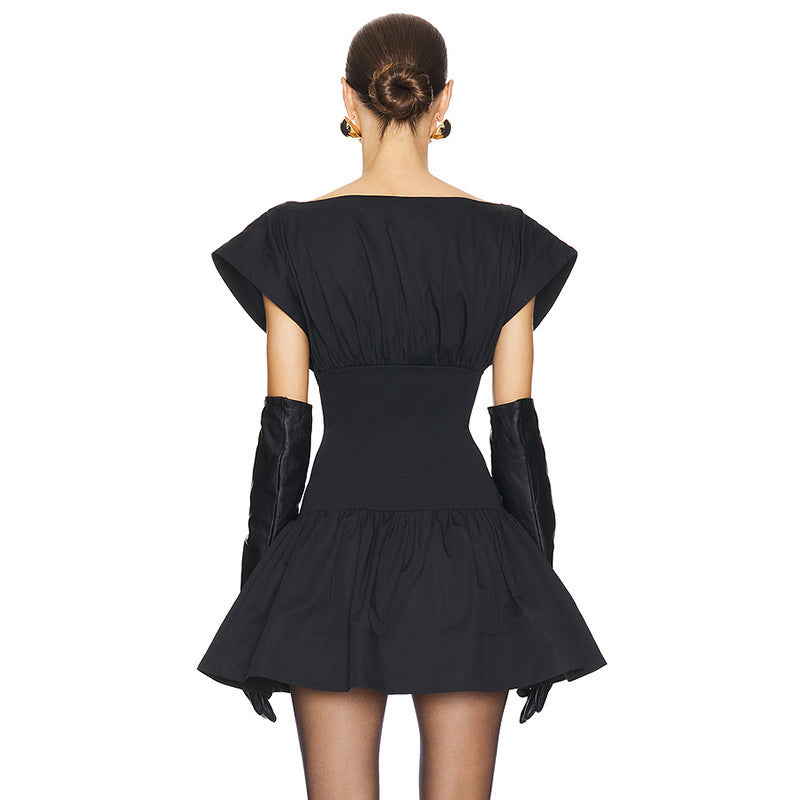 Alice – Robe Évasée Élégante Taille Haute