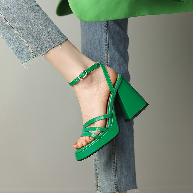 Audrey – Chaussures à Talons Hauts Romanes de Mode pour Femmes