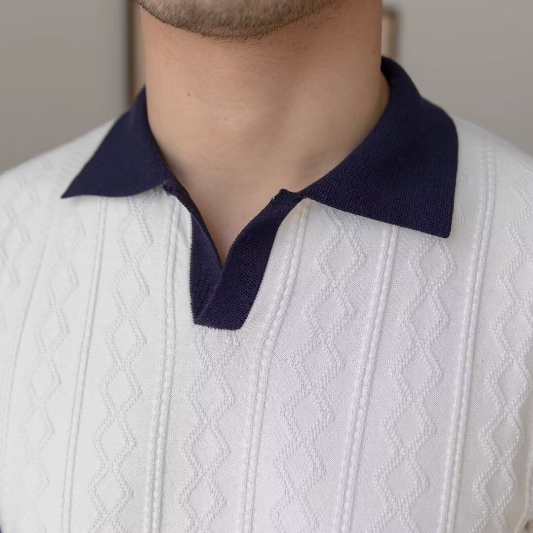 Julian – Polo pour Hommes Respirant et Coloré à l'Italienne