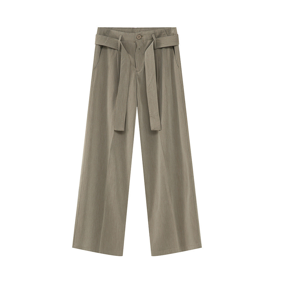 Reginald – Pantalon à Ruban Décoratif Style Japonais
