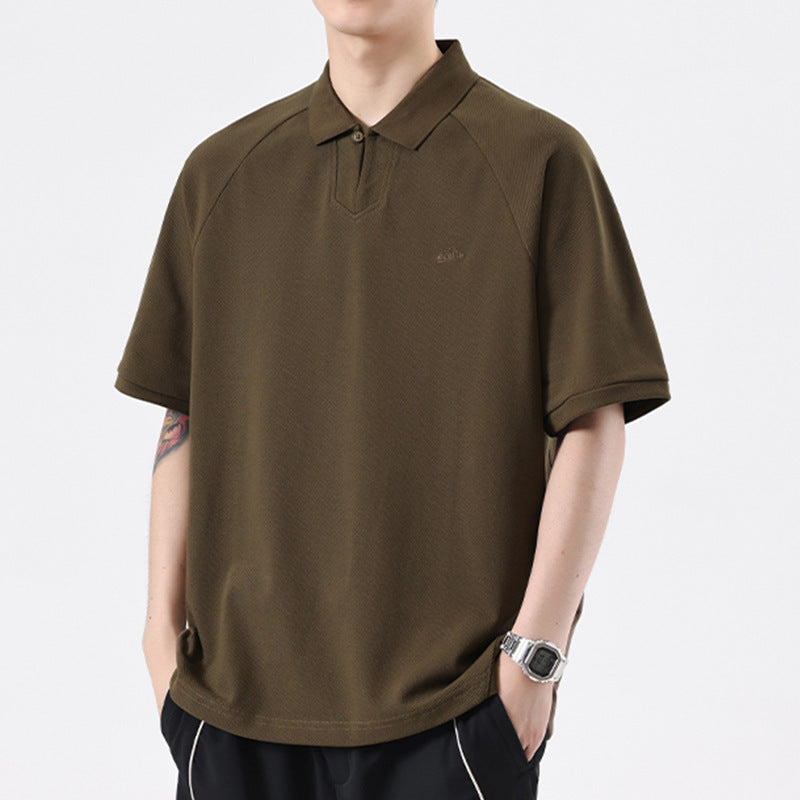 Dominic – T-shirt Ample Demi-manche Grande Taille