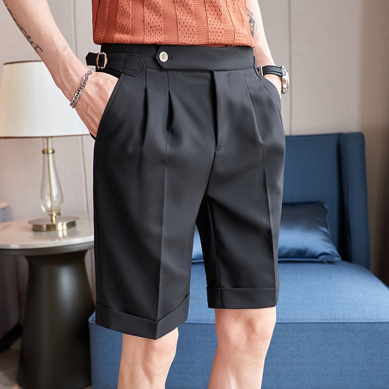 Sydney – Short décontracté simple de couleur unie