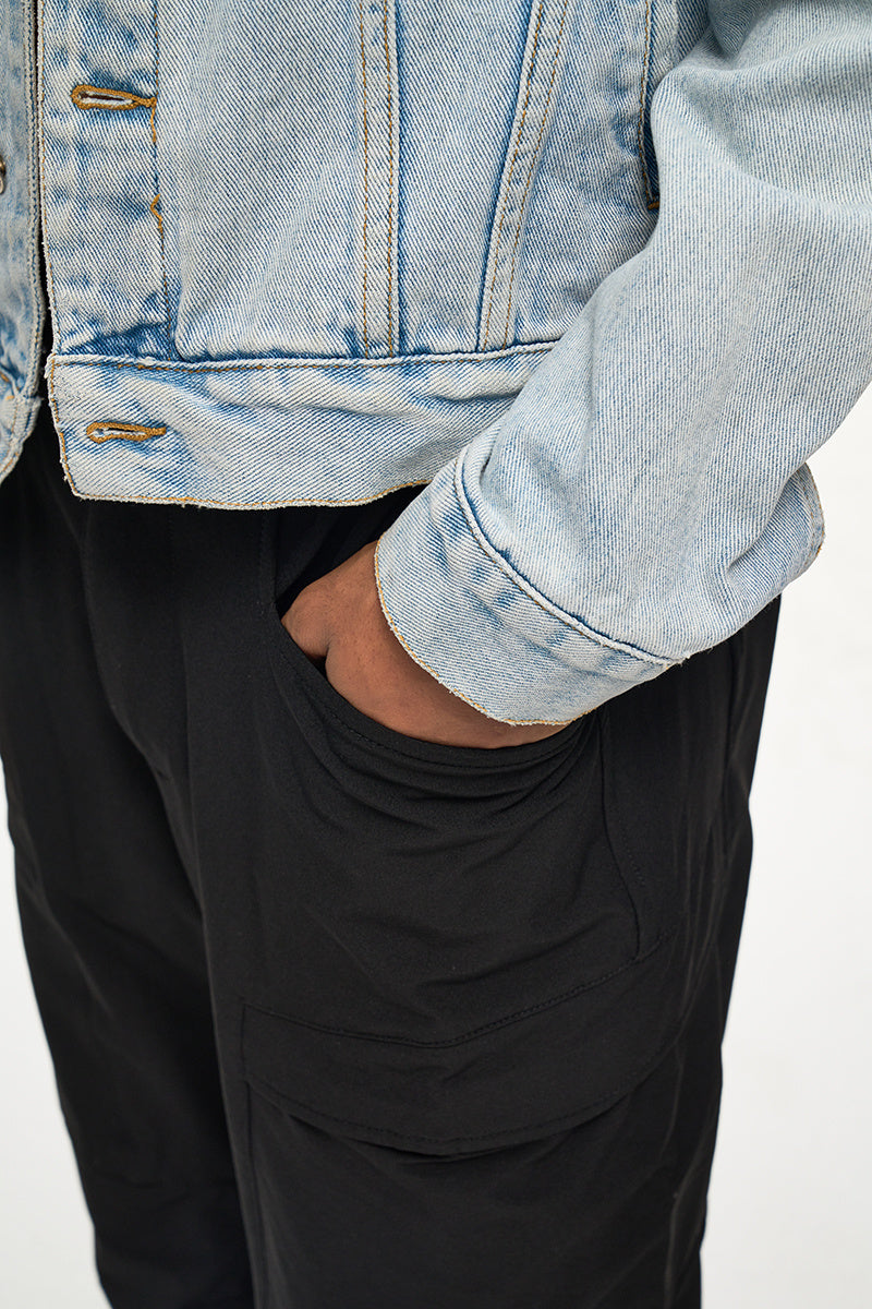 Liam – Pantalons tactiques de loisir en coque souple avec cordon