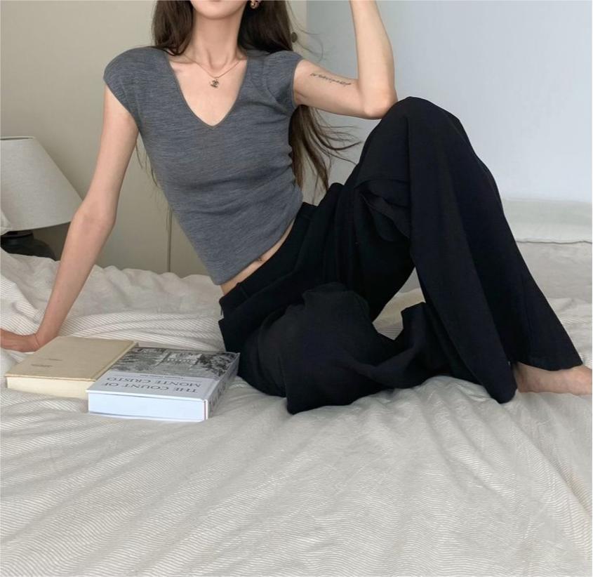 Sophia – Pantalon Costume Taille Basse Femme