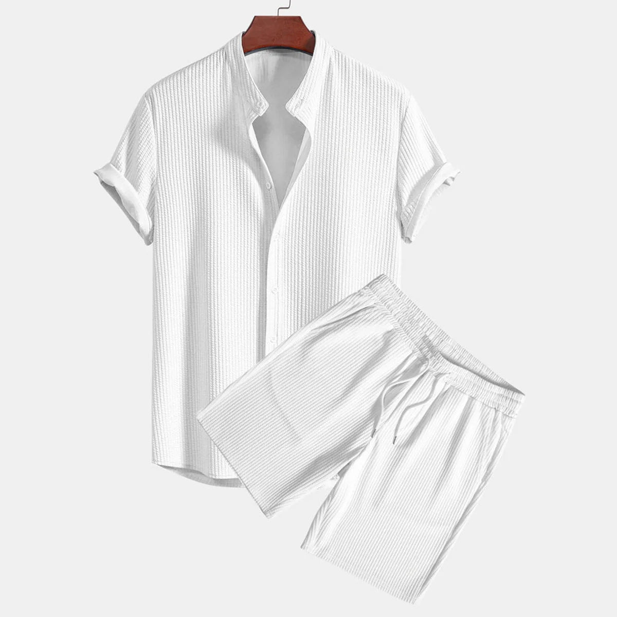 Jason – Ensemble Décontracté à Rayures Sunkens pour Hommes