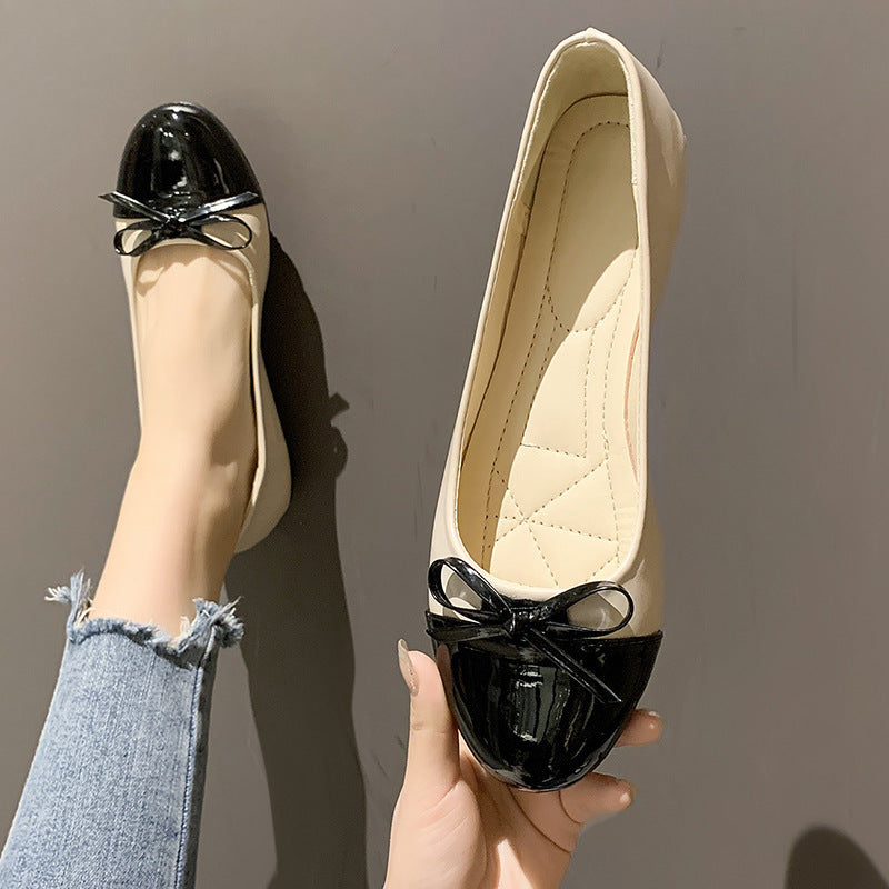Caroline – Chaussures à Nœud Bas pour Femme