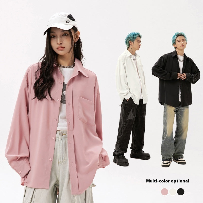 Steve – Chemise Style Japonais à Manches Longues