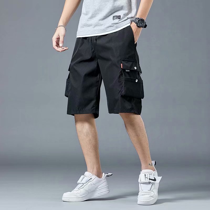 Gareth – Pantalon Cargo Multi-poches Style Coréen