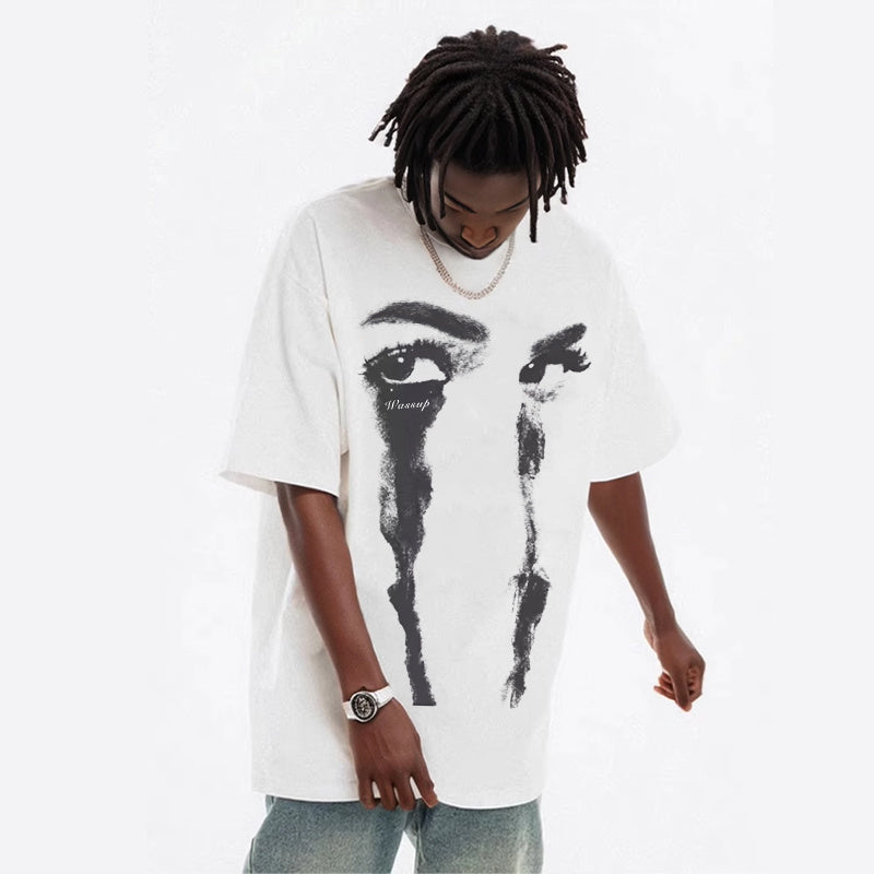 Clive – T-shirt vintage ample en coton pour garçons
