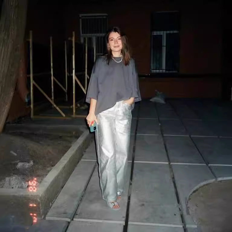 Sarah – Pantalon Ample à la Mode