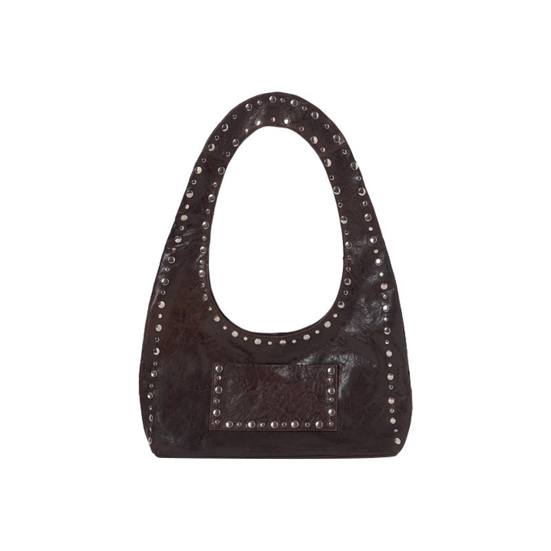 Michelle – Sac à Épaule Rivet Rétro