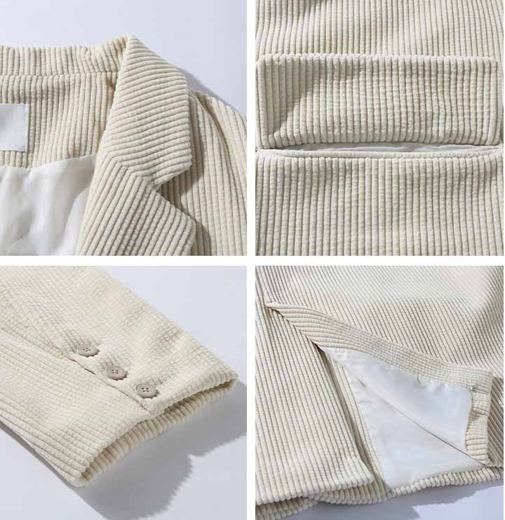 Brett – Veste décontractée en velours côtelé pour homme