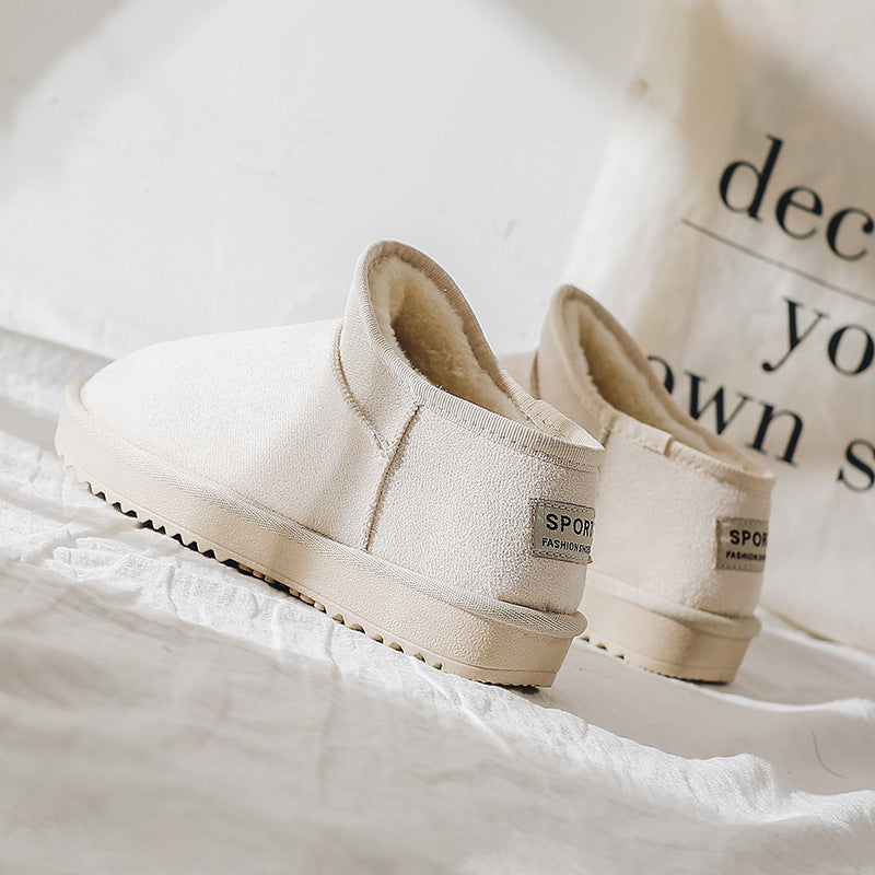 Sarah – Chaussures Courtes en Coton Chaudes