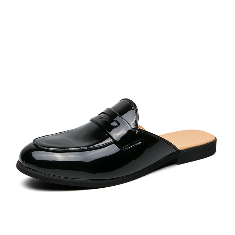 Malcolm – Chaussons sans Talon en Similicuir à Bout Fermé pour Homme