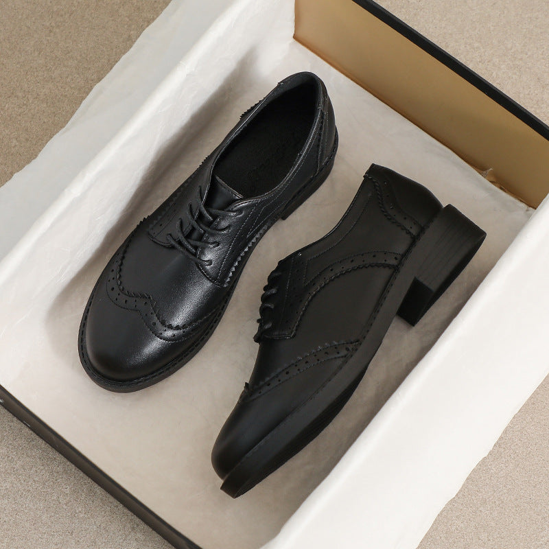 Christina – Chaussures Plates à Lacets Douces et Minces