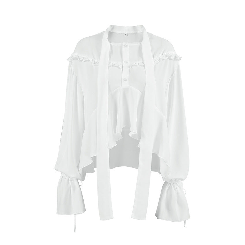 Abigail – Chemise Cardigan à Épaules Tombantes