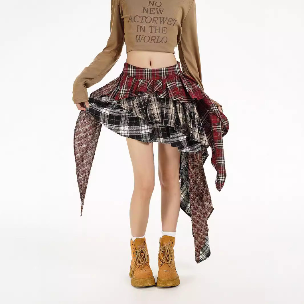 Jacqueline – Jupe Patchwork Rétro Style Américain