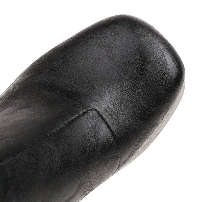 Brenda – Bottes à Talons Hauts avec Fermetures Éclair Latérales