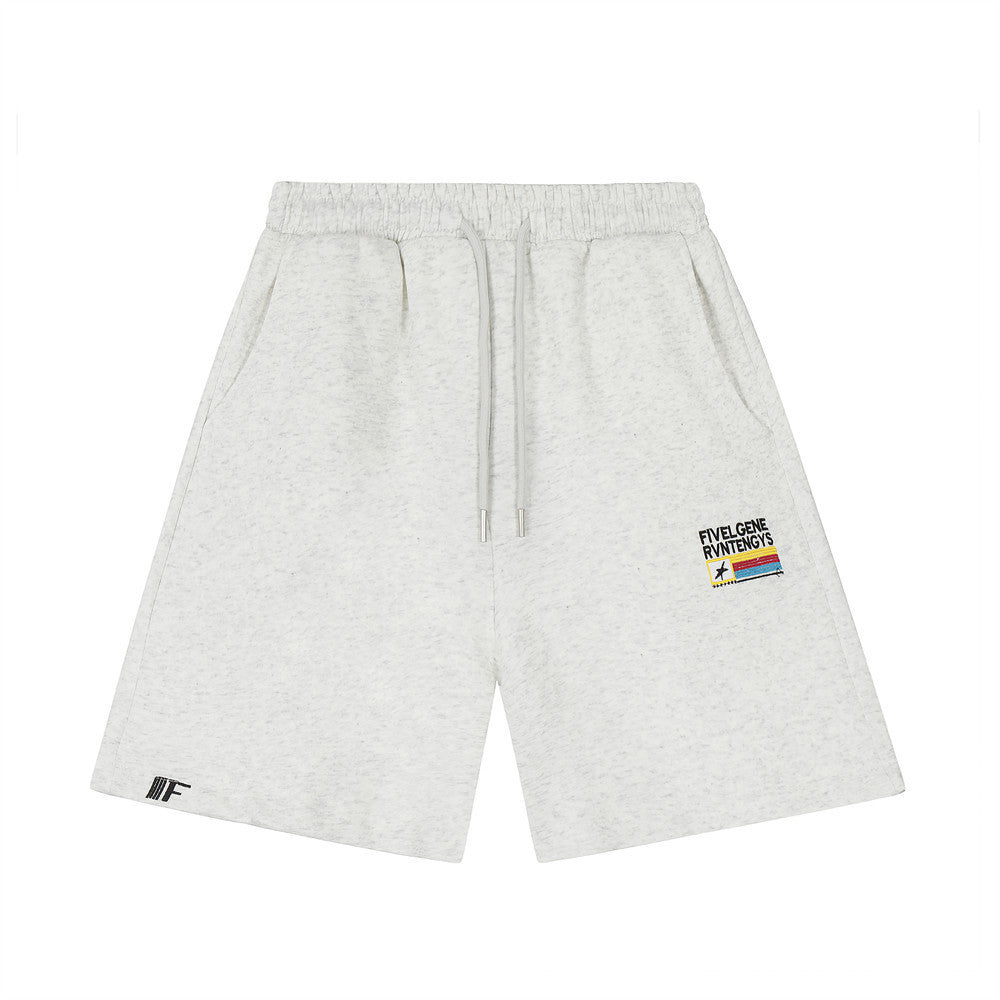 Richard – Shorts Amples pour Jeunes avec Lettres Brodées