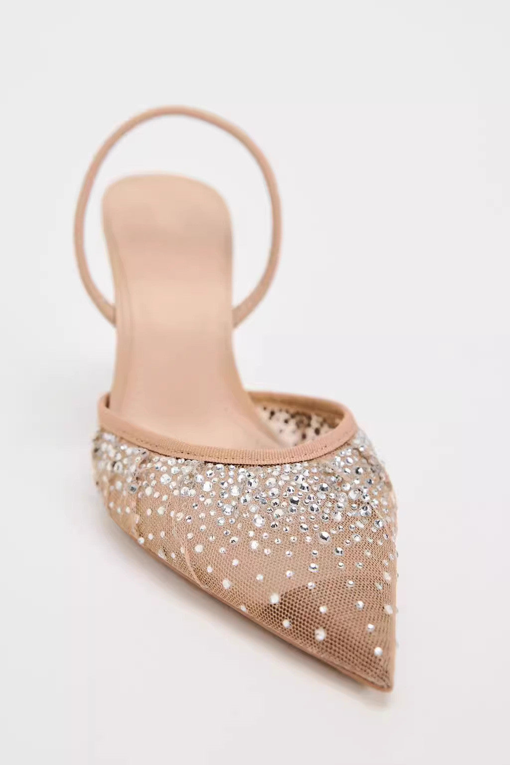 Hayley – Talons Hauts en Maille Brillante