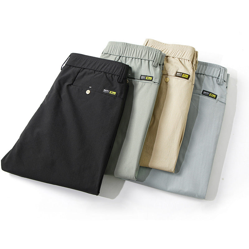 Ricky – Pantalon Droit Slim Légèrement Élastique