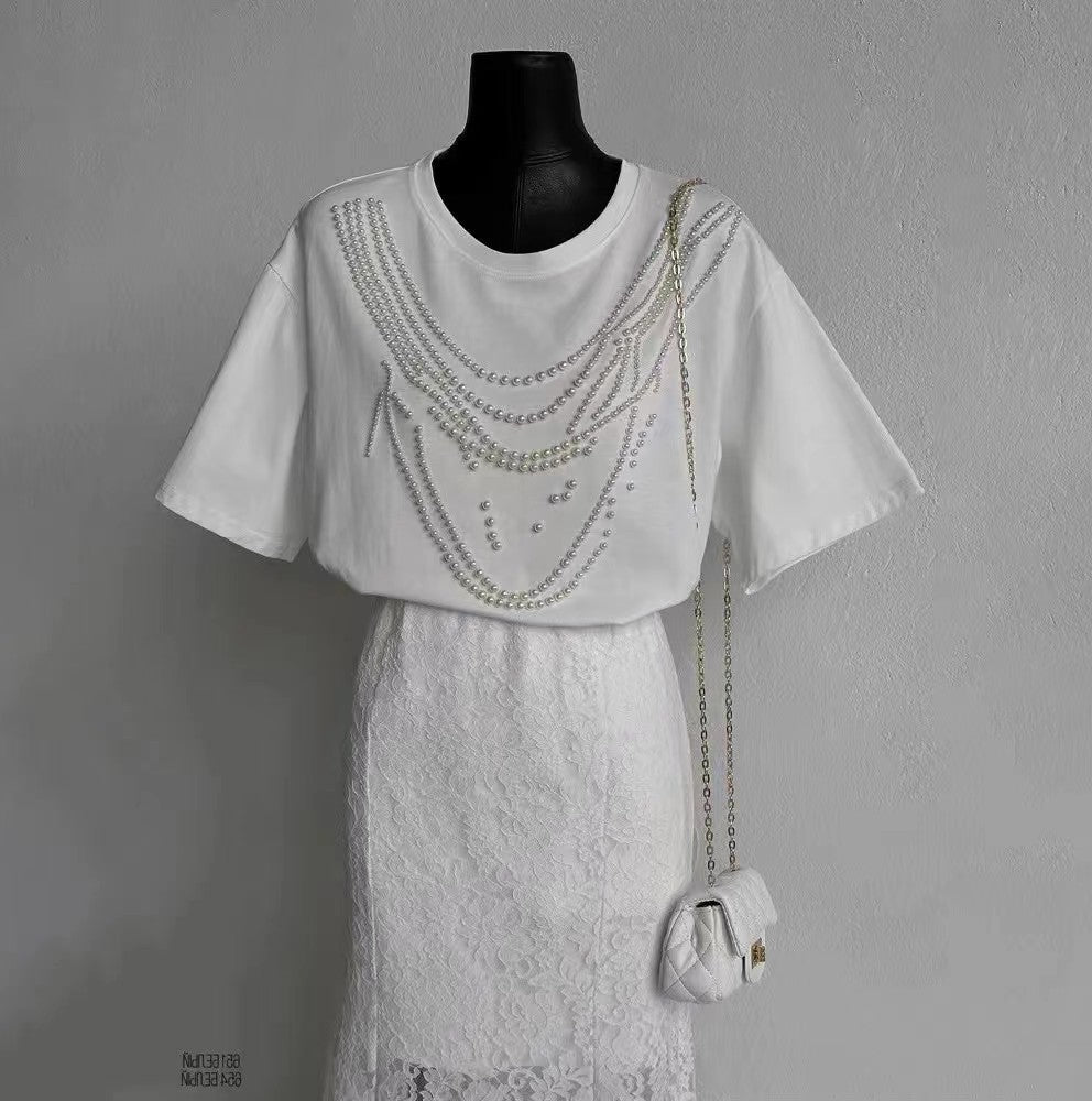 Kate – Haut élégant et amincissant avec perles