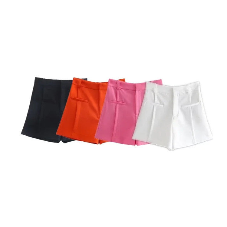 Abigail – Short Taille Haute avec Poches