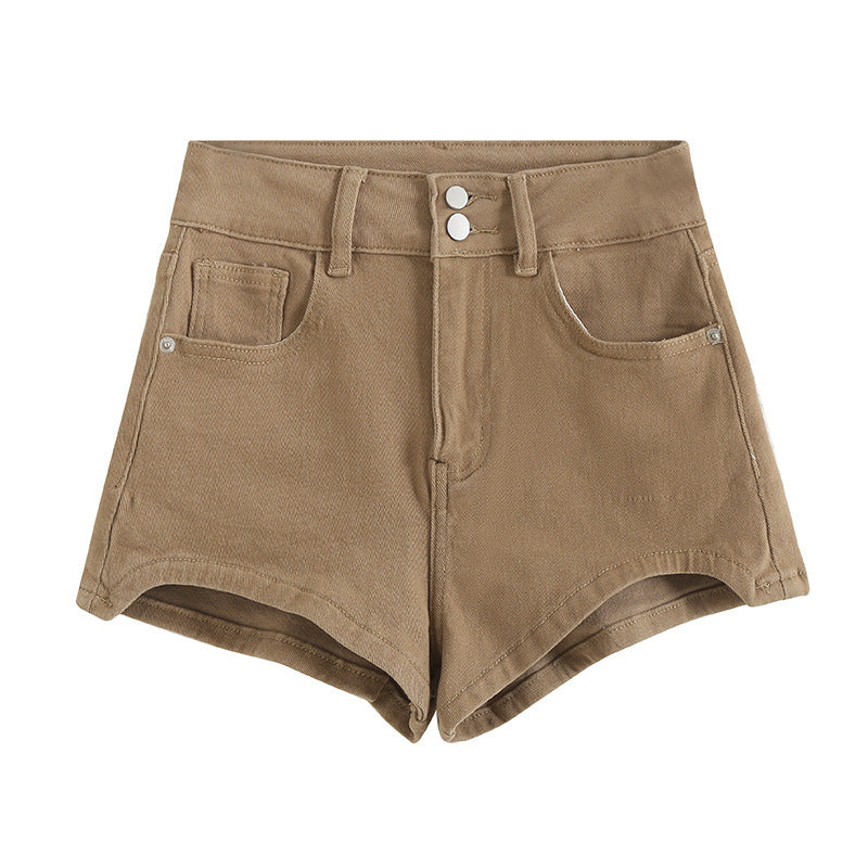 Melanie – Short en Denim Taille Haute