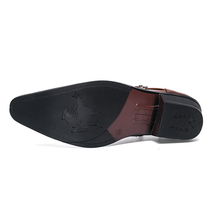Desmond – Chaussures pointues en cuir vegan pour hommes