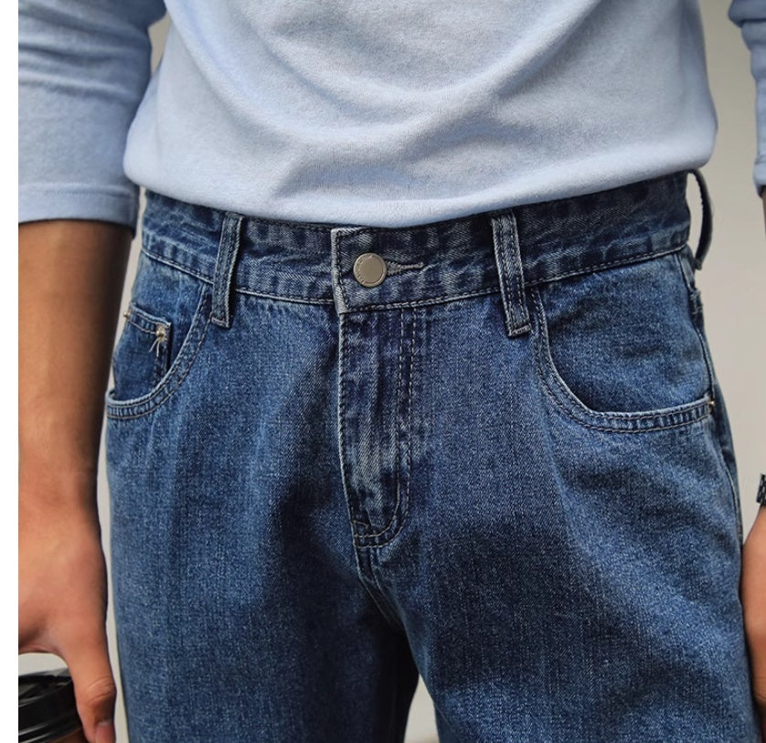 Terry – Jean Harajuku à Taille Moyenne