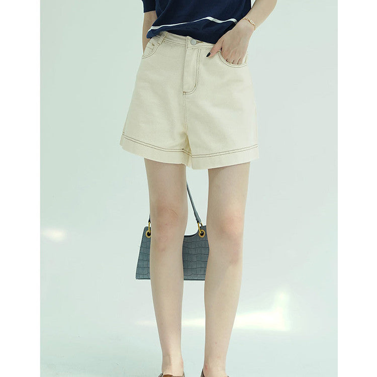 Brenda – Short ample avec bordure contrastée